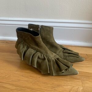 J.W Anderson suede booties